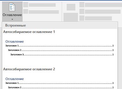 Как сделать содержание в документе Microsoft Office Word
