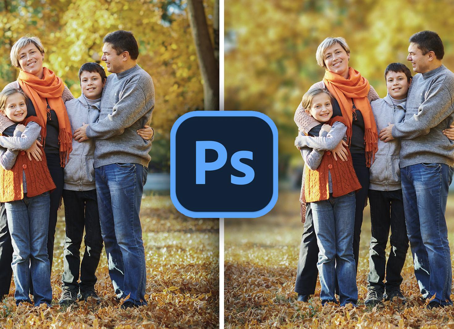 Размытие фона в Photoshop Размытие фона в Photoshop